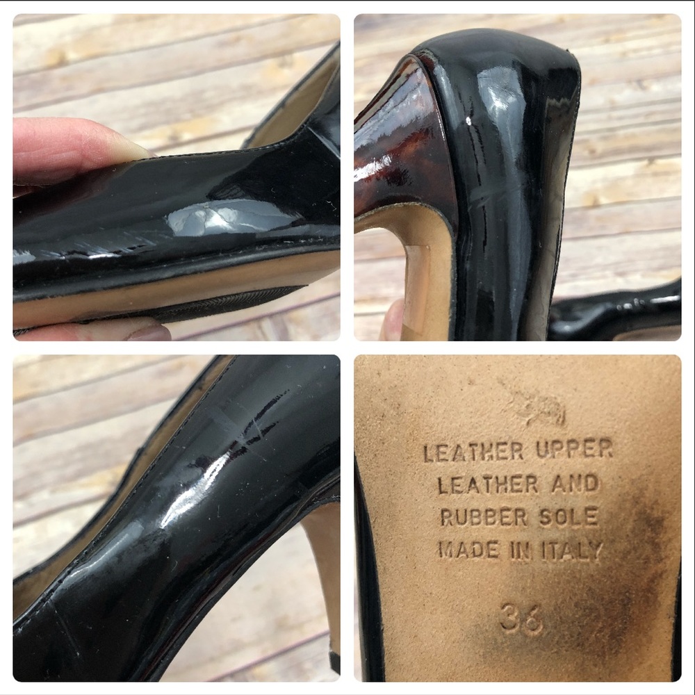 Anyi Lu ‘Emily’ black patent pump - Picture 8 of 8